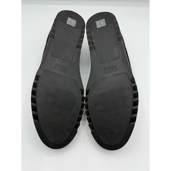 Eileen Fisher Etta Knit Slip-On Wedge Flat Shoe Size 7 - Picture 10 of 11